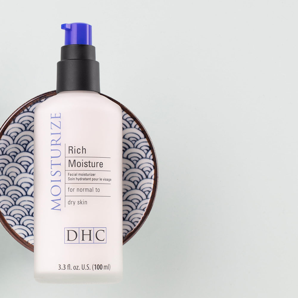 DHC Rich Moisture vitamin E helps protect from environmental stress