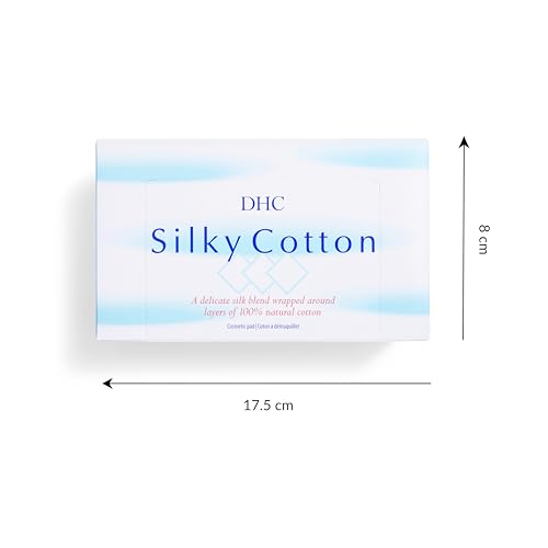 DHC Silky Cotton 3-pack application squares for precise lotion use