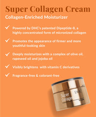 Cream texture close-up highlighting micronized collagen for a plump, youthful-looking complexion.