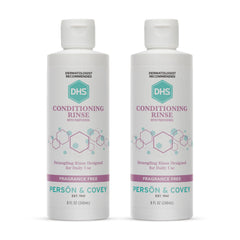 Acondicionador DHS en botellas 2x8onzas para cabello suave.