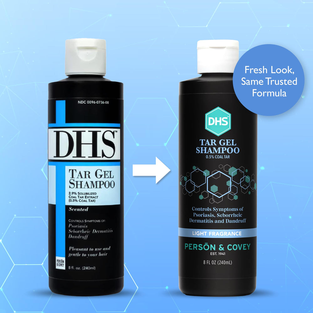 DHS T Gel Champú: espuma rica para limpiar el cuero cabelludo.