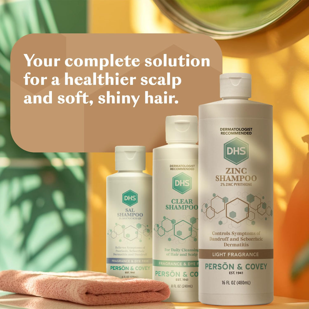DHS Zinc Shampoo, cabello brillante y sin caspa gracias a la fórmula suave