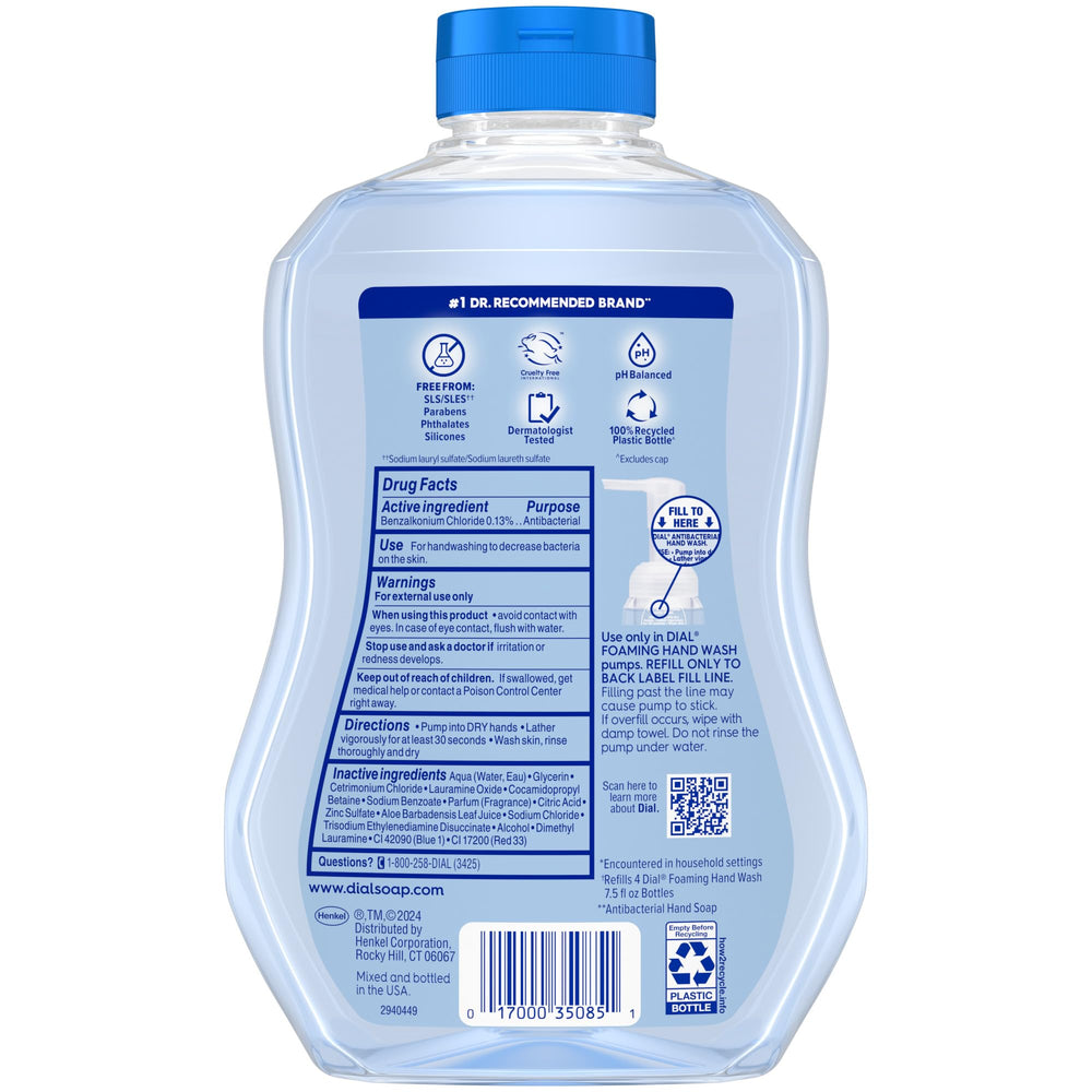 Refill pack of 30 oz for four standard 7.5 oz bottles for convenience.