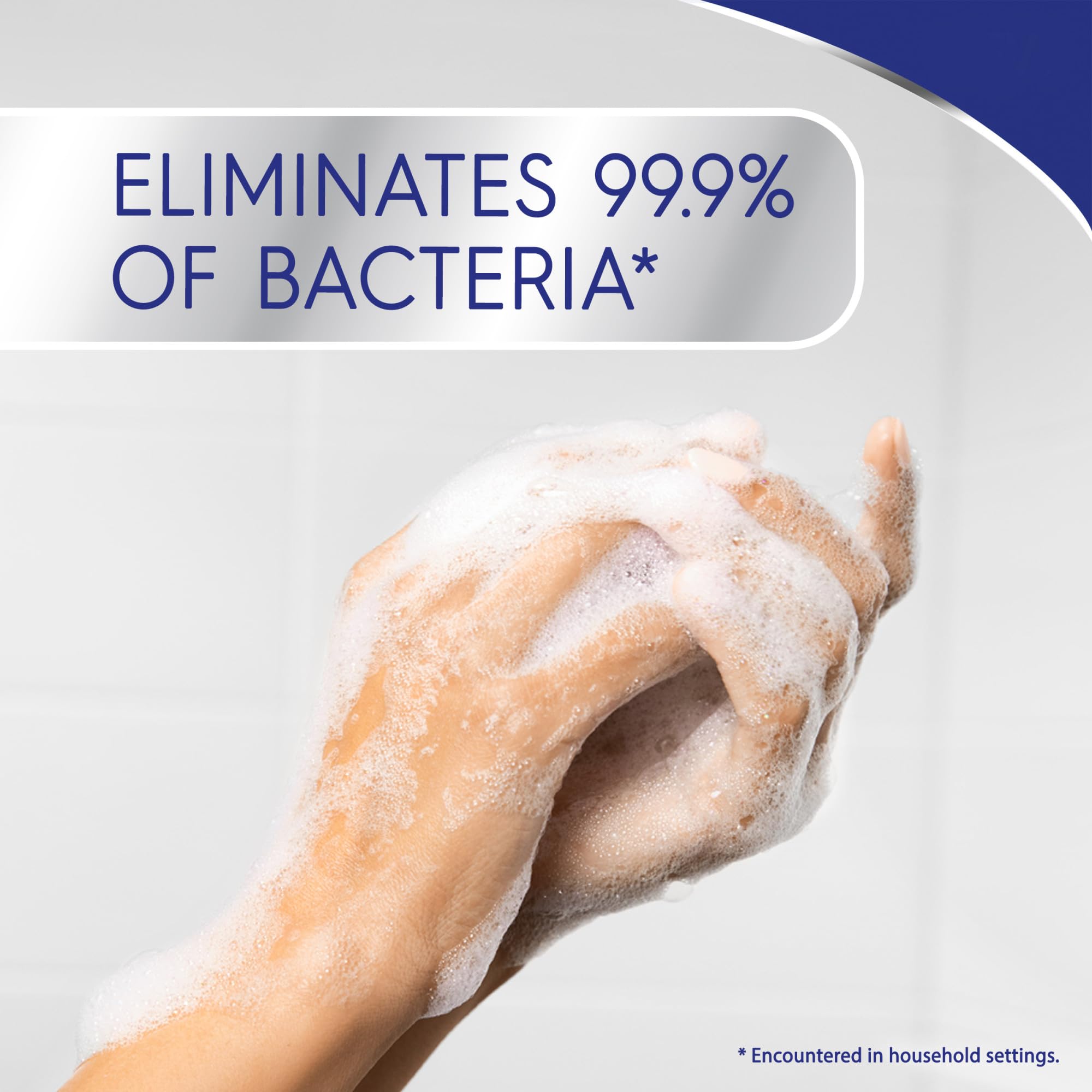 Packaging of Dial antibacterial bar soap Spring Water shows 4-pack value