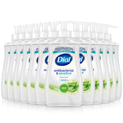 Dial Antibacterial Defense Aloe bottle pump – gentle, thorough clean.
