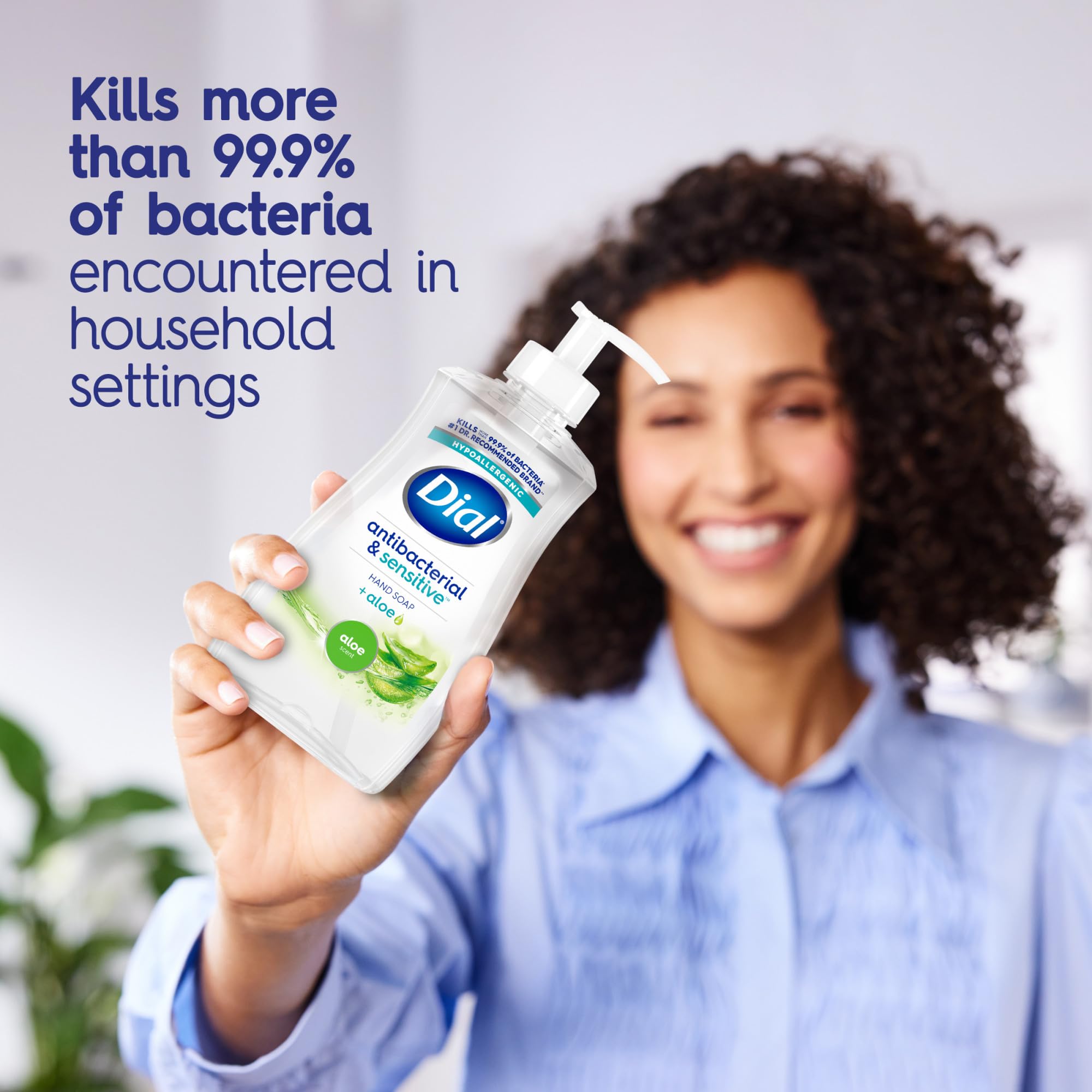 Dial Antibacterial Defense Aloe at kitchen sink for quick protection.