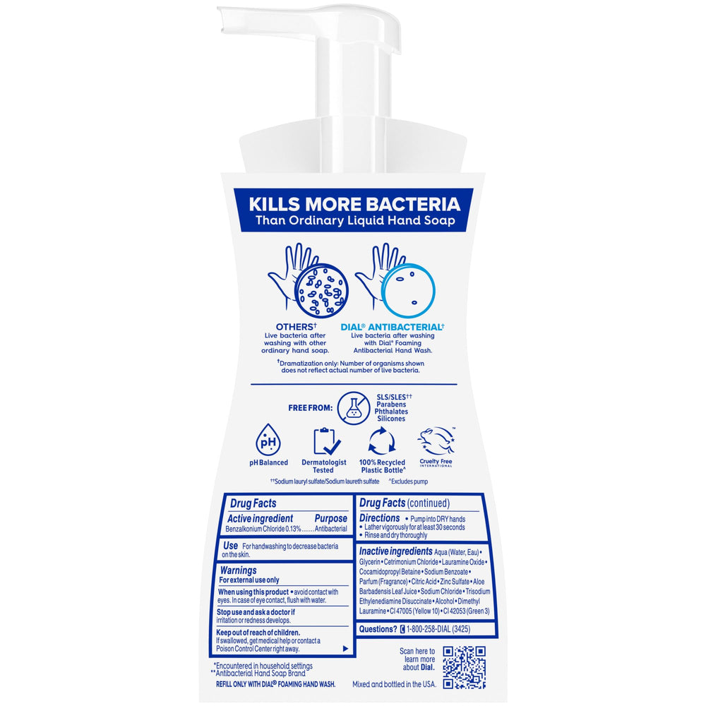 Dial Antibacterial Defense frasco reciclable, opción ecológica para el hogar