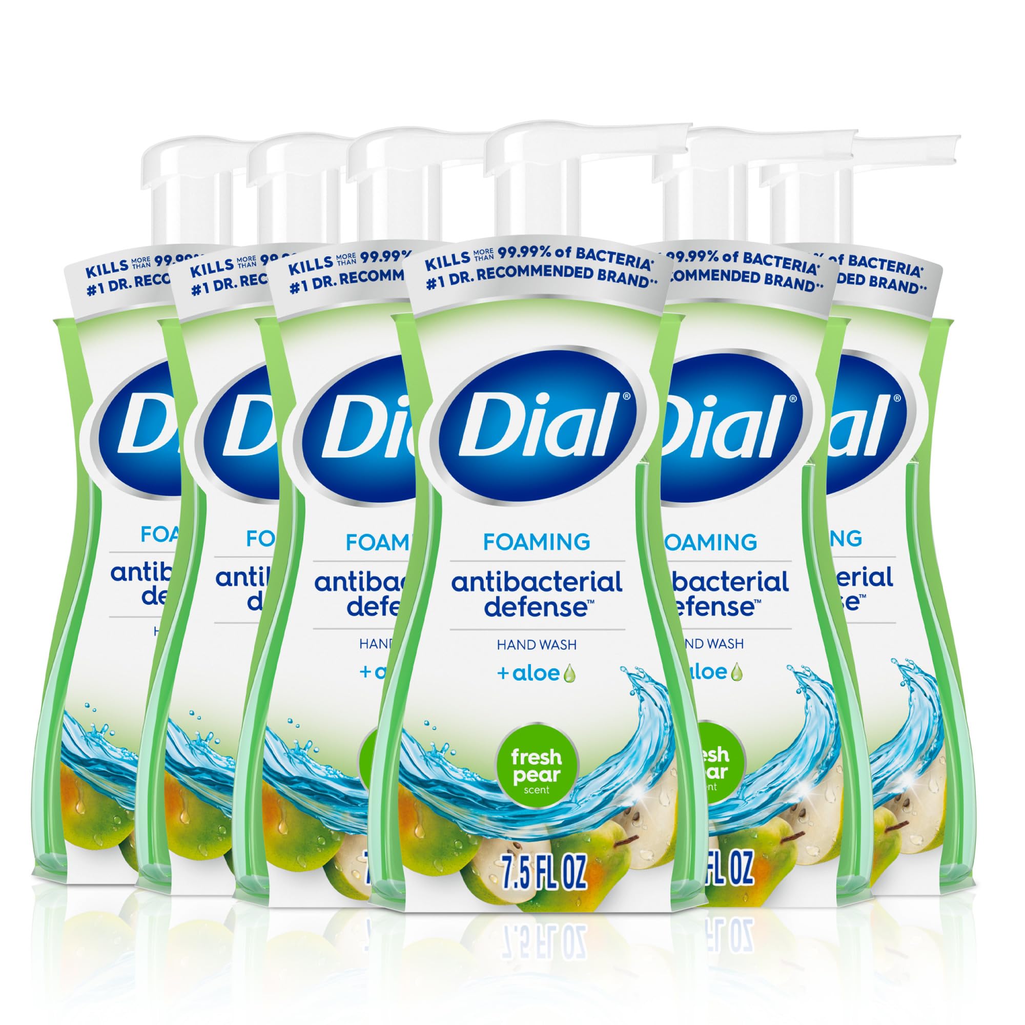 Dial Antibacterial Defense jabón espumoso en dispensador para limpieza de manos