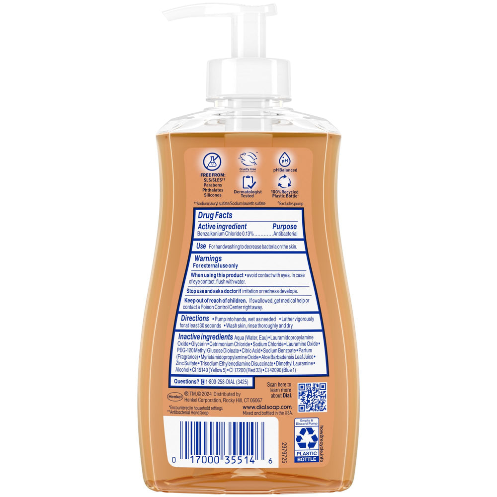 Dial Antibacterial Defense sandalwood-vanilla-scent offers pleasant, lasting freshness.