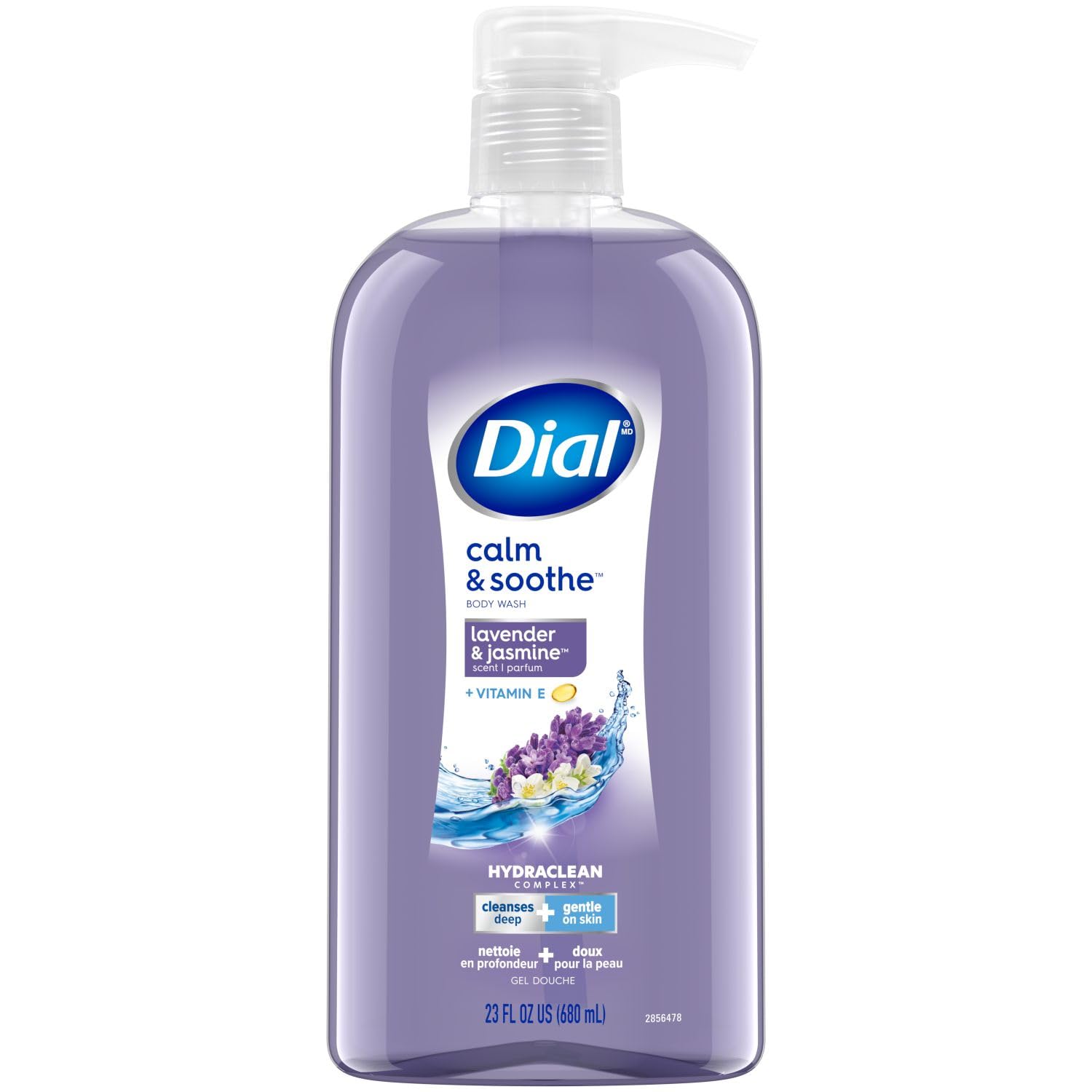 Dial Calm and Soothe family-friendly formula suitable for daily use.
