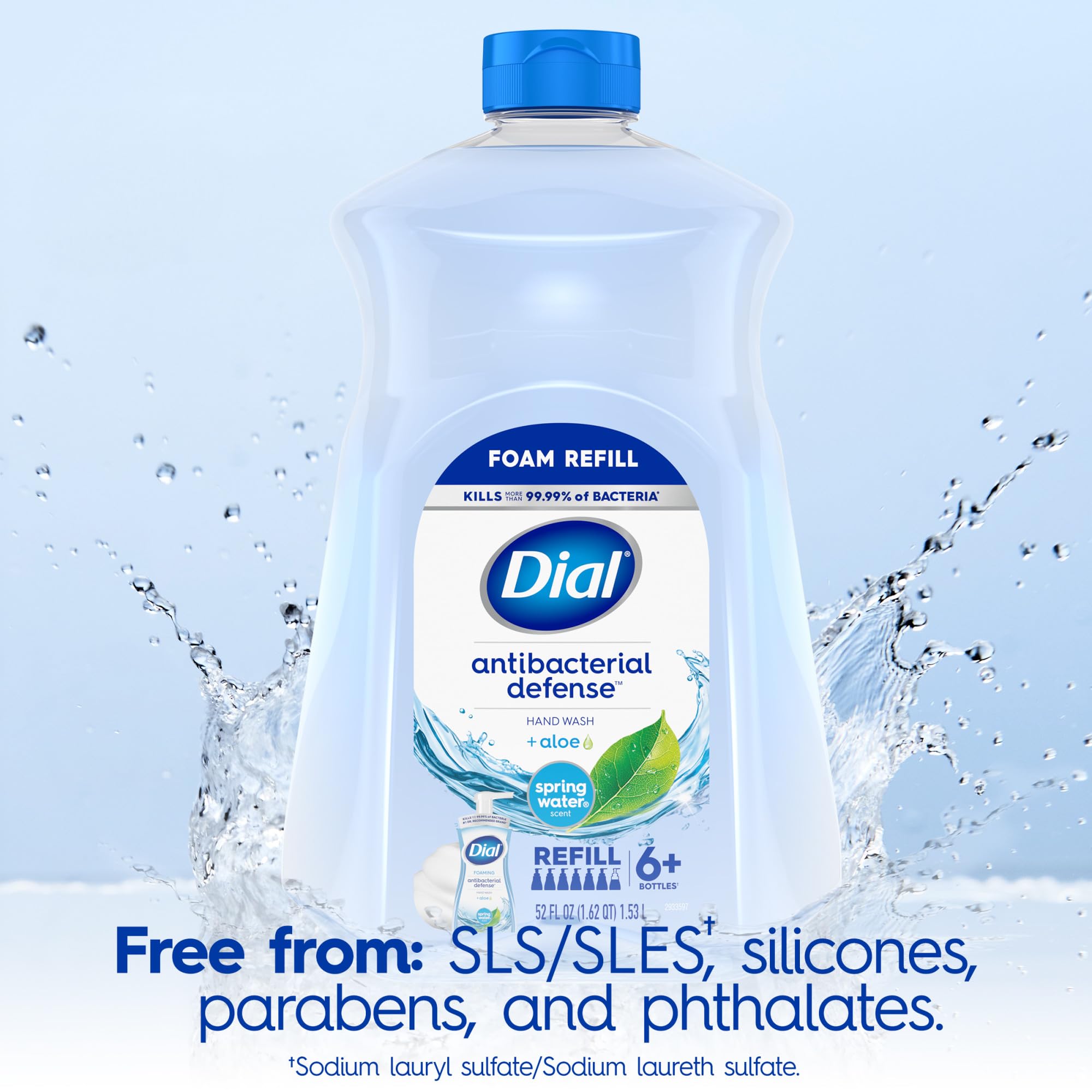 Dial bote relleno 52oz ideal para reabastecer dispensadores.