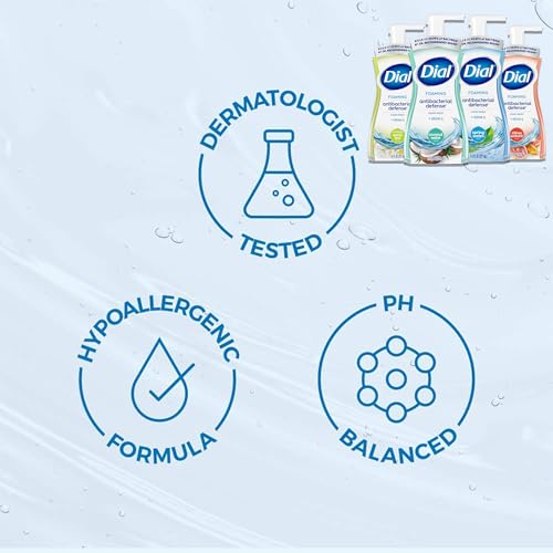Dial Complete Jabón espuma antibacteriano, botella 3, limpieza suave