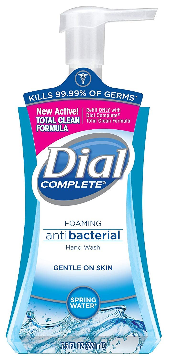 Dial Complete packaging box displaying two scents.