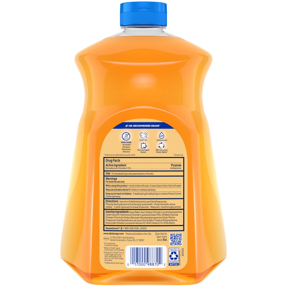 Dial Defensa antibacterial prueba dermatológica, suave con piel sensible