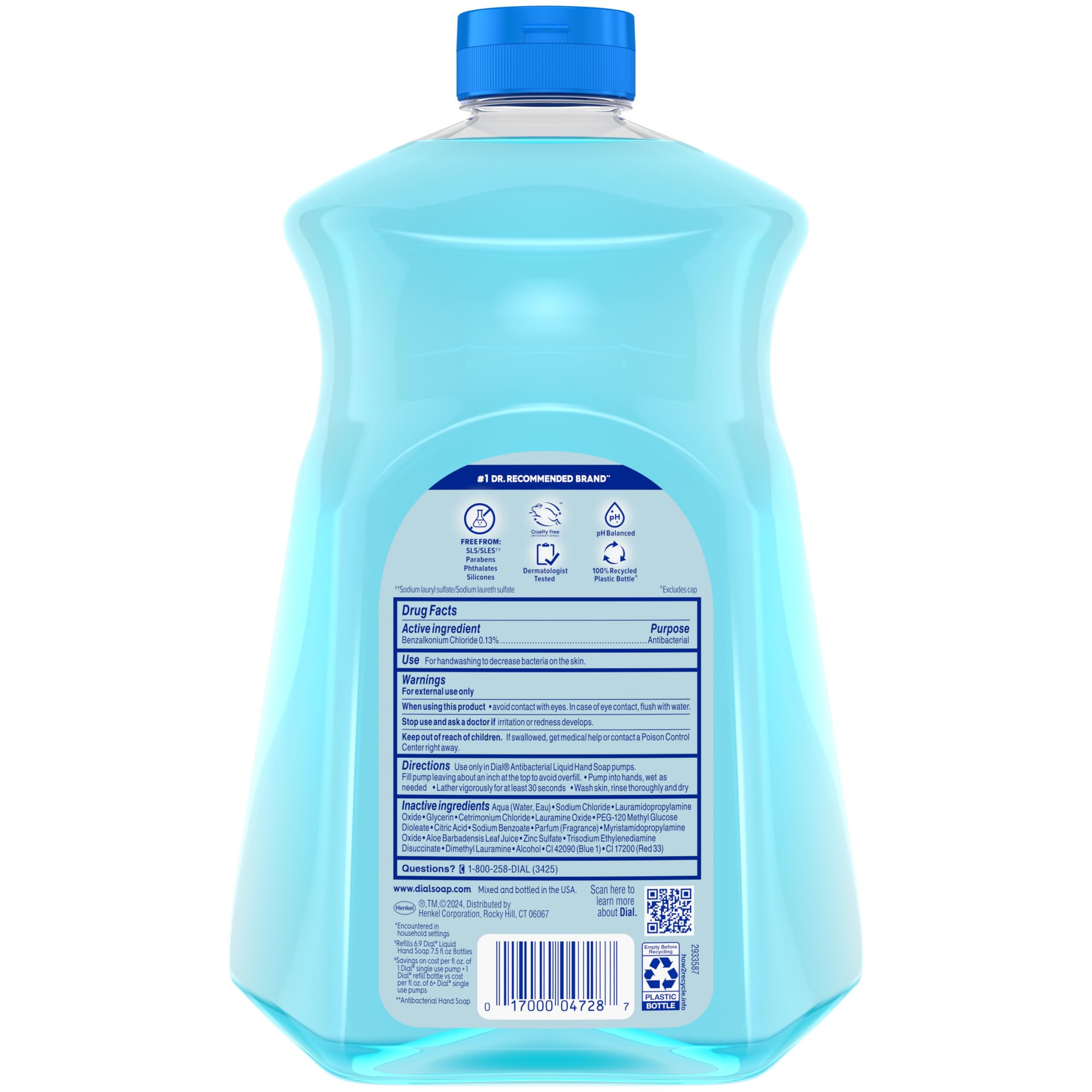 Dial Defensa Antibacteriana Ideal para cocina; limpia entre comidas con confianza.