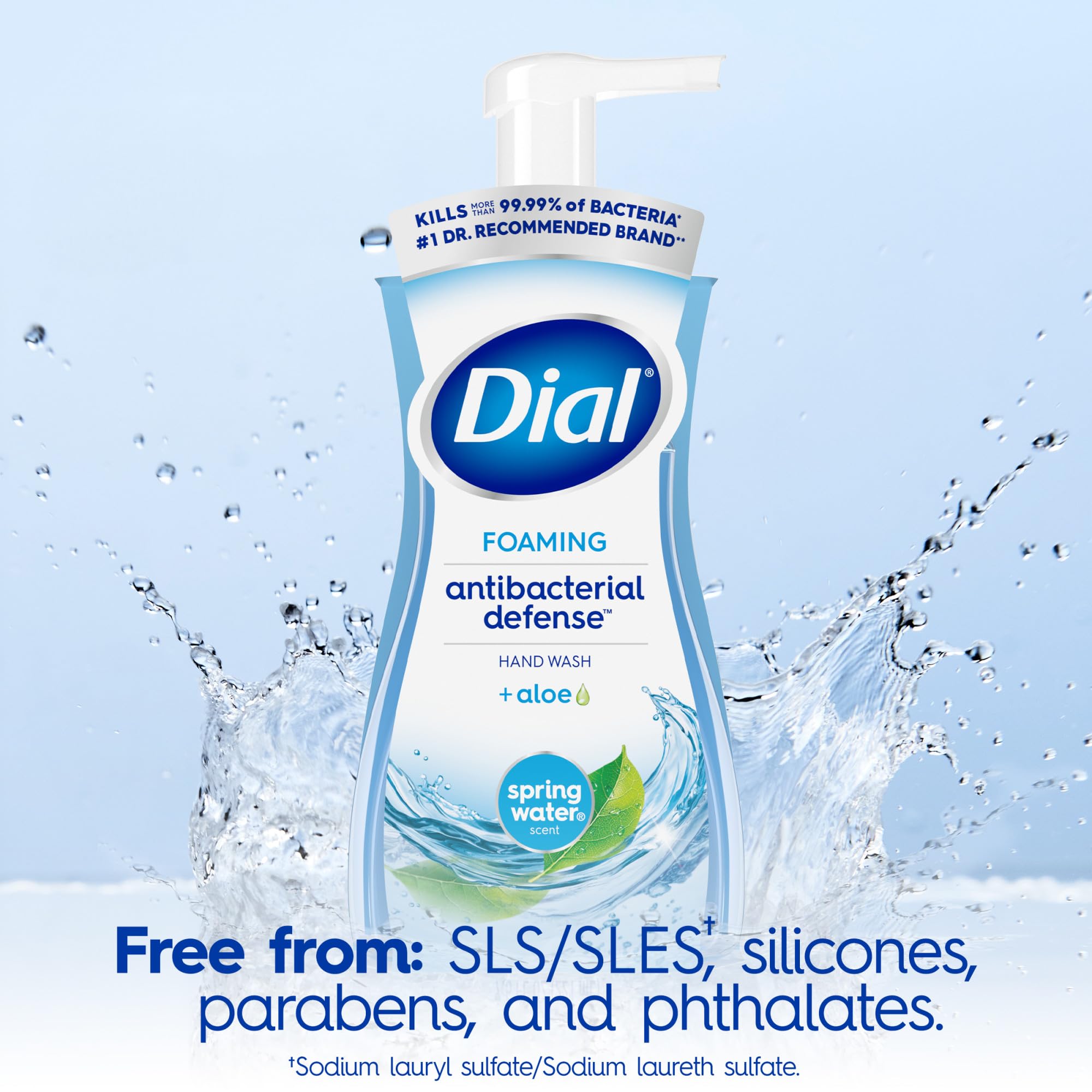 Dial defensa antibacteriana producto dermatológicamente probado para piel sensible.