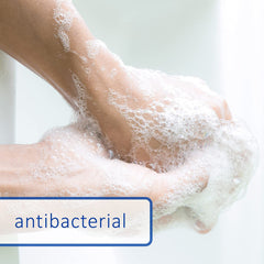 Dial Gold antibacterial soap foaming lather for clean hands.