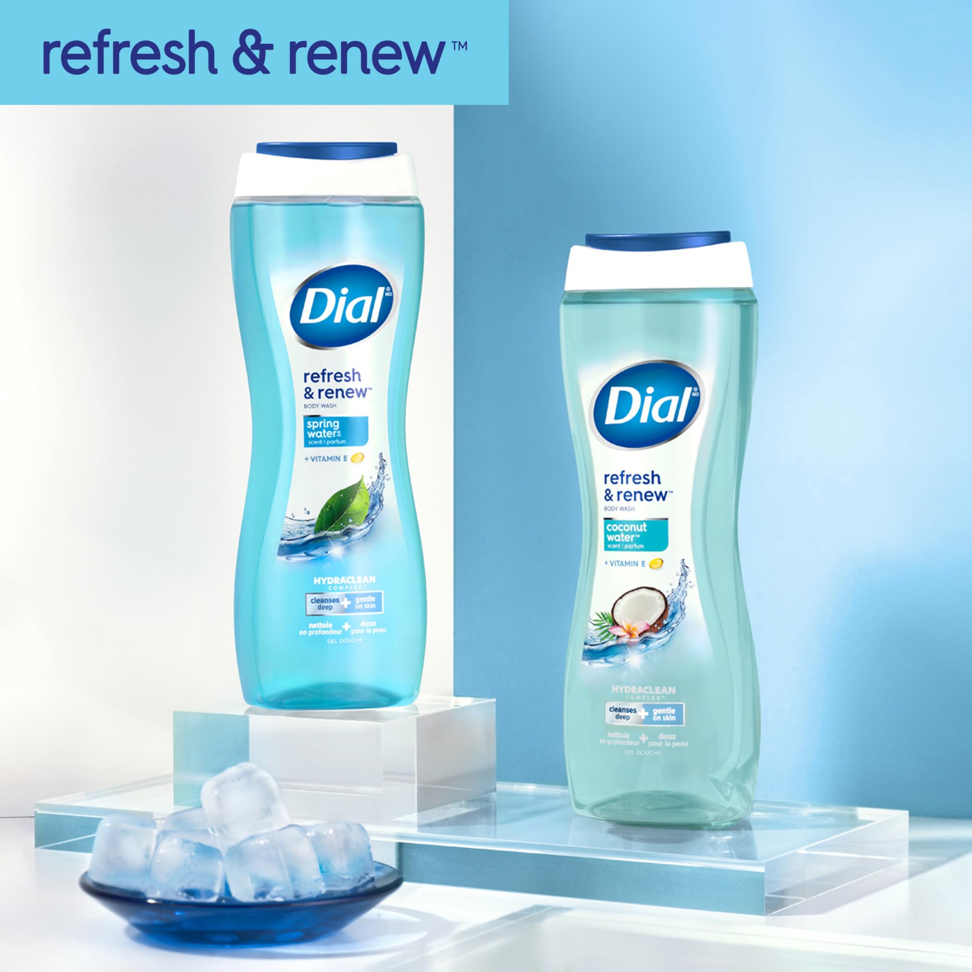 Dial Jabon Cuerpo Envase Reciclado: botella de plástico reciclado