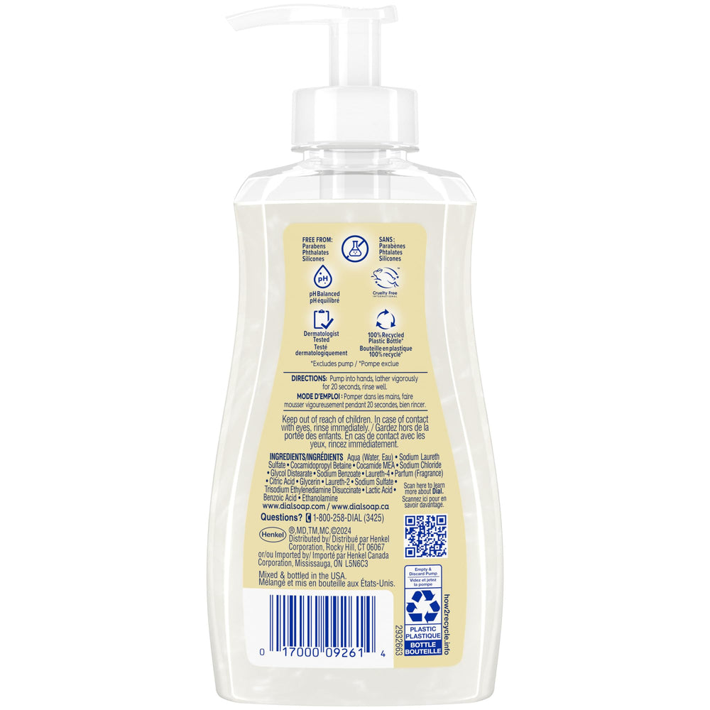 Dial etiqueta detallada con ingredientes y uso recomendado.