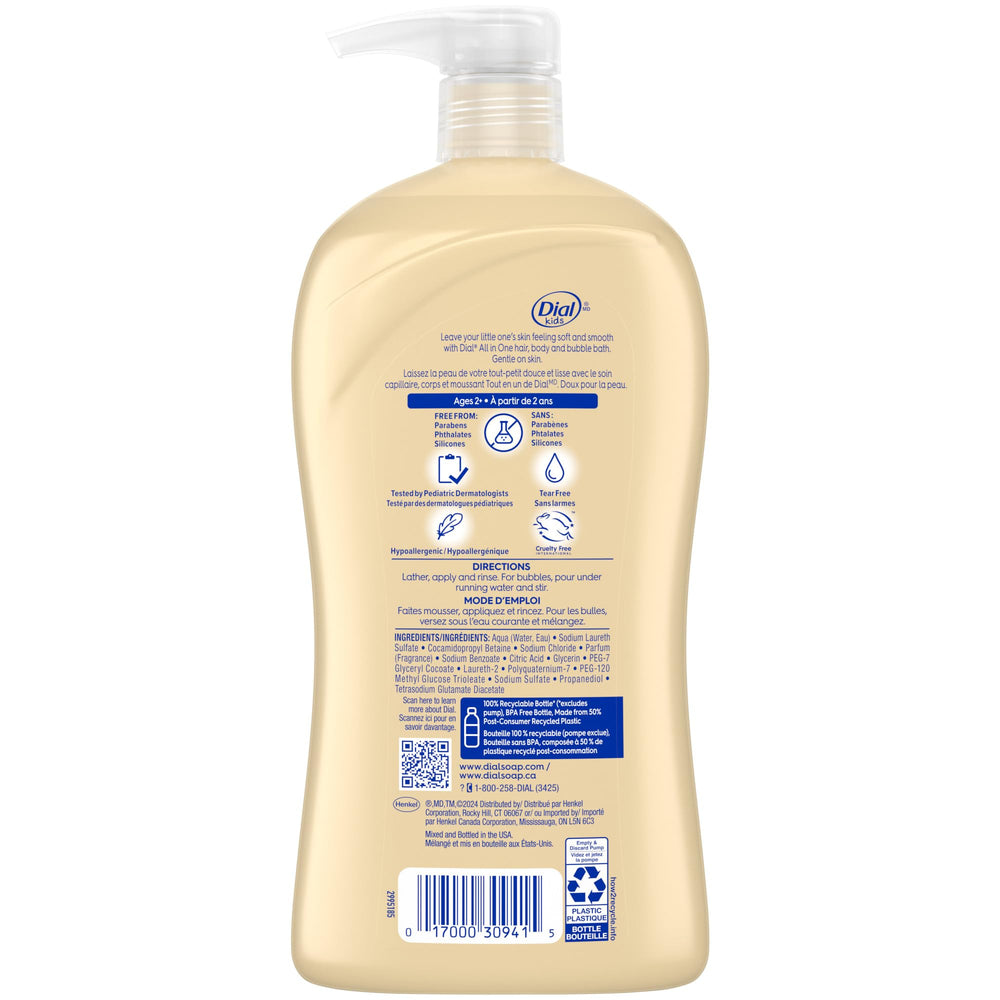 Dial Kids envase-reciclado50: botella fabricada con plástico posconsumo.