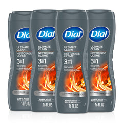 Dial Men 3 en 1: botella y aplicación para ducha rápida