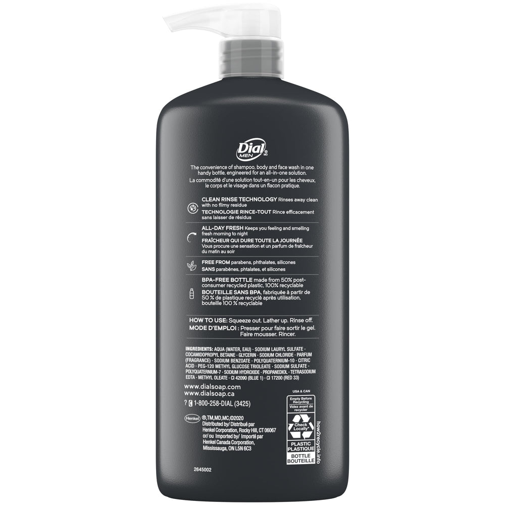 Dial Men 3-in-1 pack of 3 emphasizes value and convenience.