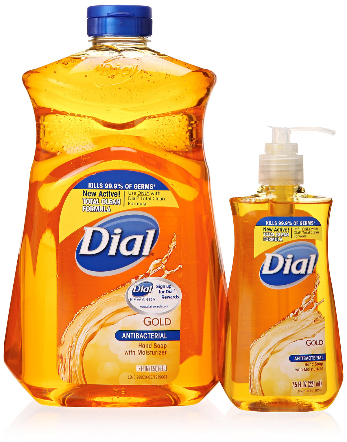 Dial Gold Jabón líquido para manos con bomba de 7,5 onzas, hidrata y perfuma suavemente.