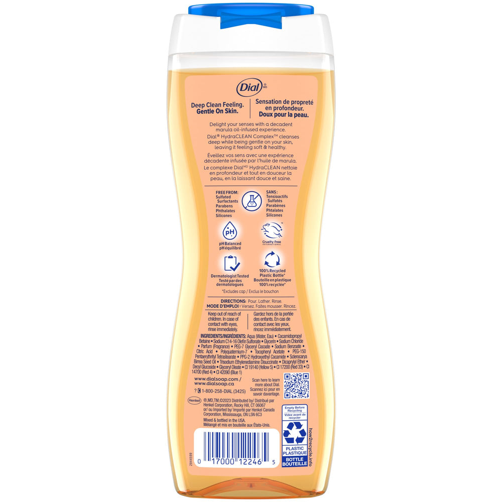 Dial Pamper & Indulge Marula: uso familiar diario y piel suave