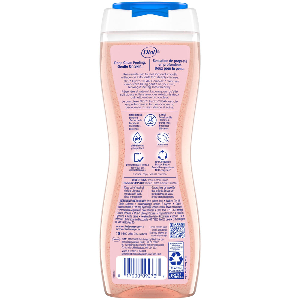 Dial free from parabens and sulfates supports a mild daily cleanse.
