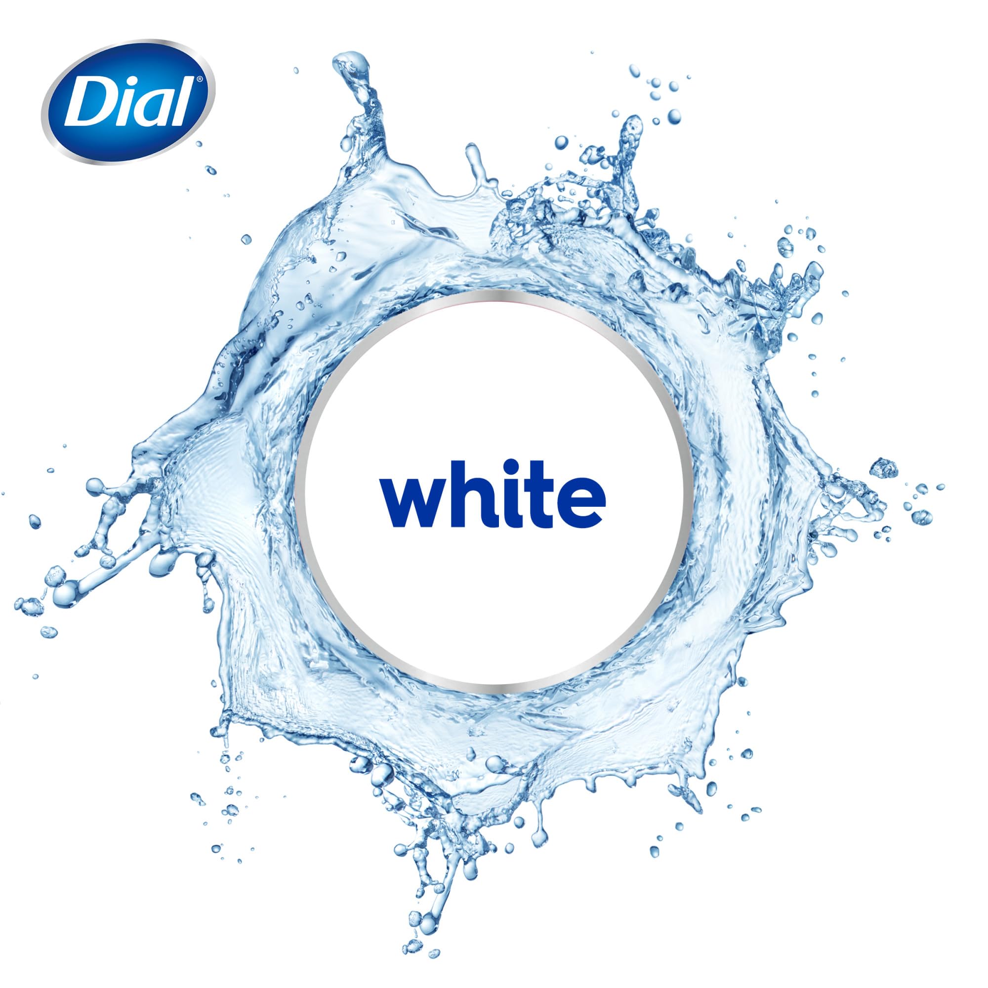 Dial White fragrance bar ready for refreshing showers with a clean scent.