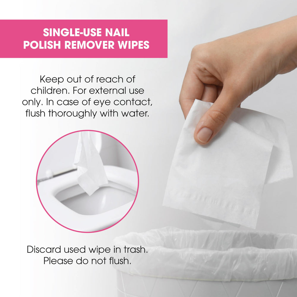Eliminación rápida de esmalte con una toallita Diamond Wipes