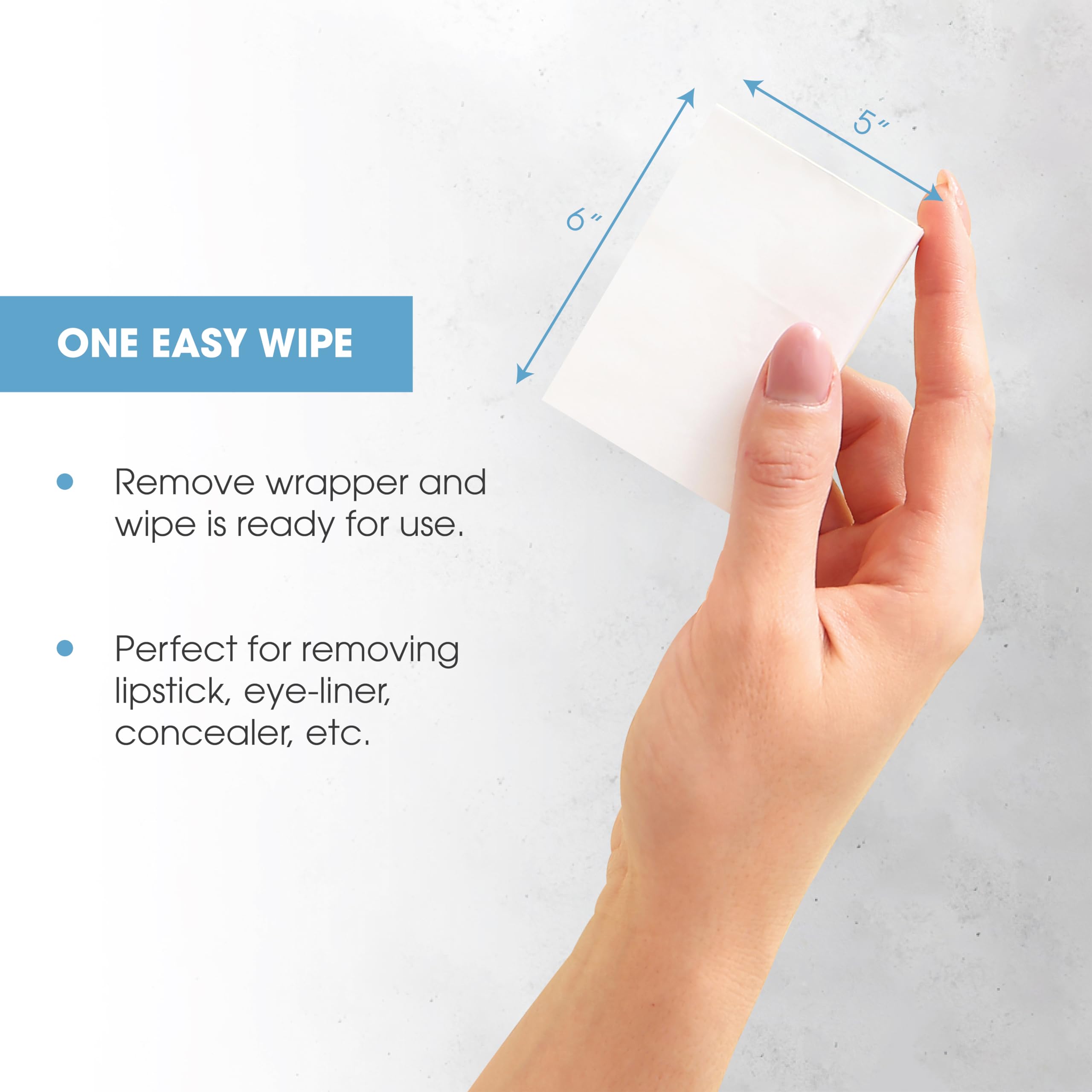 Diamond Wipes elimina maquillaje resistente al agua