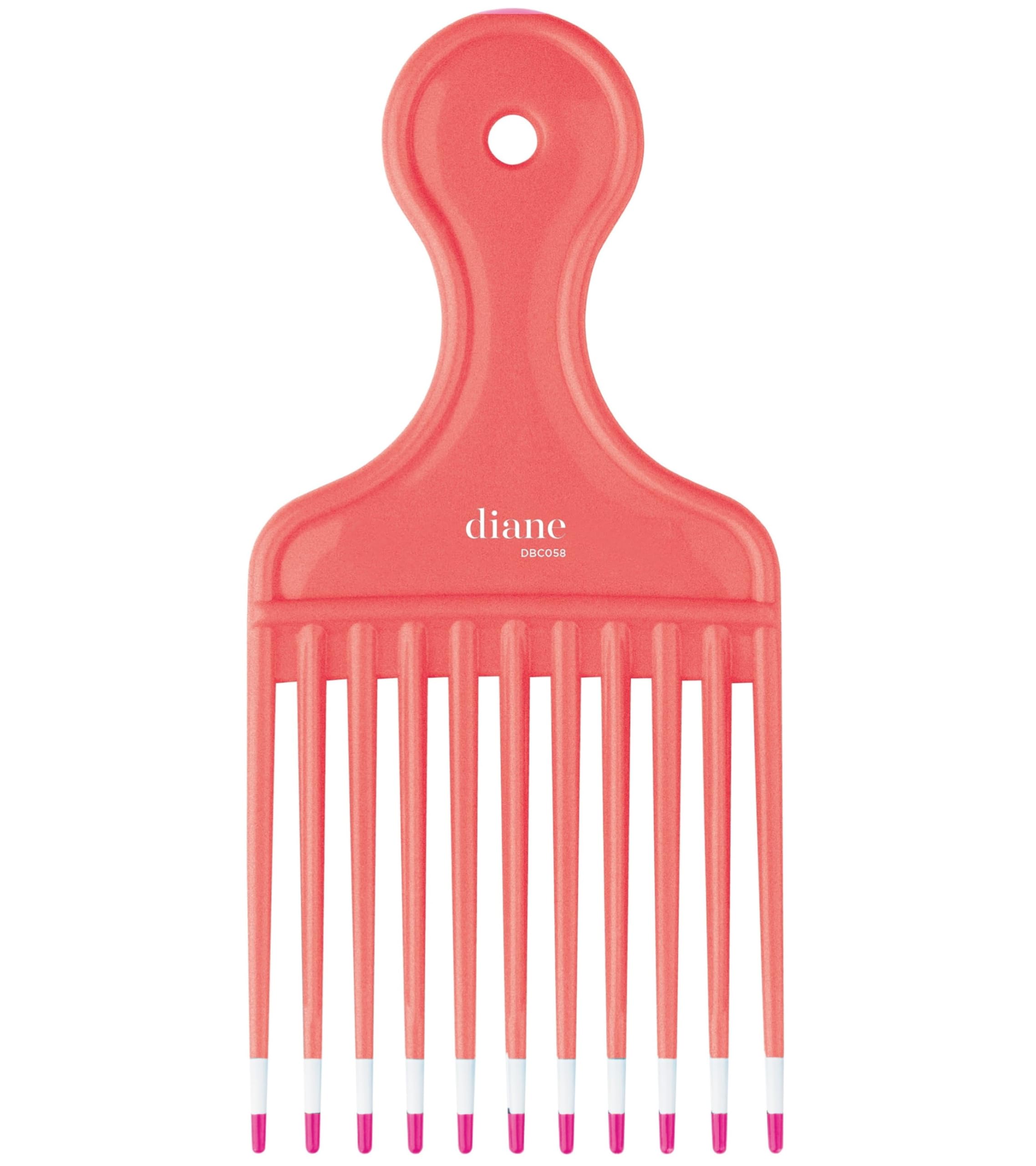Diane 6-Inch Lift Comb detangles with a gentle glide for smoother styling.