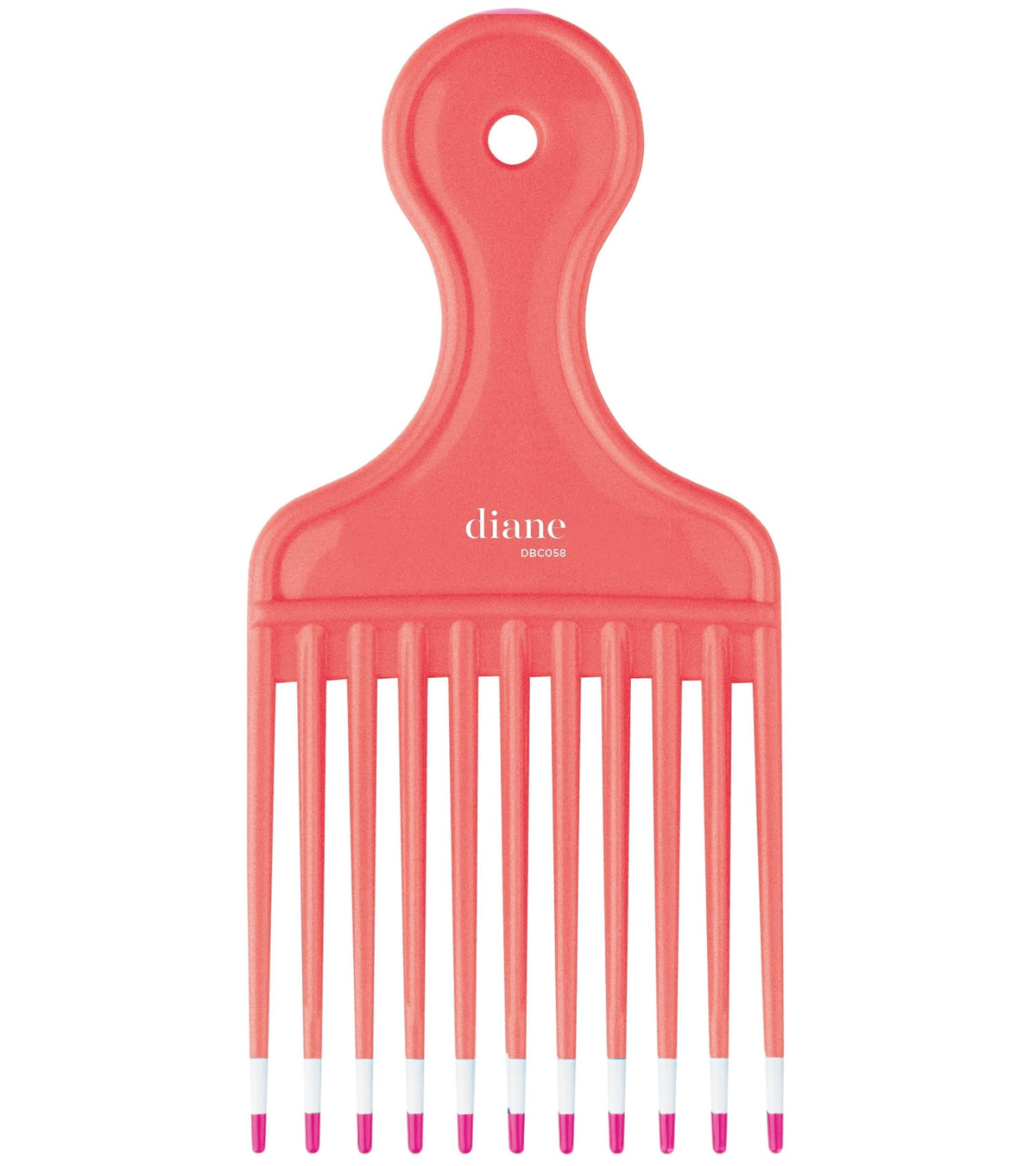 Diane 6-Inch Lift Comb detangles with a gentle glide for smoother styling.