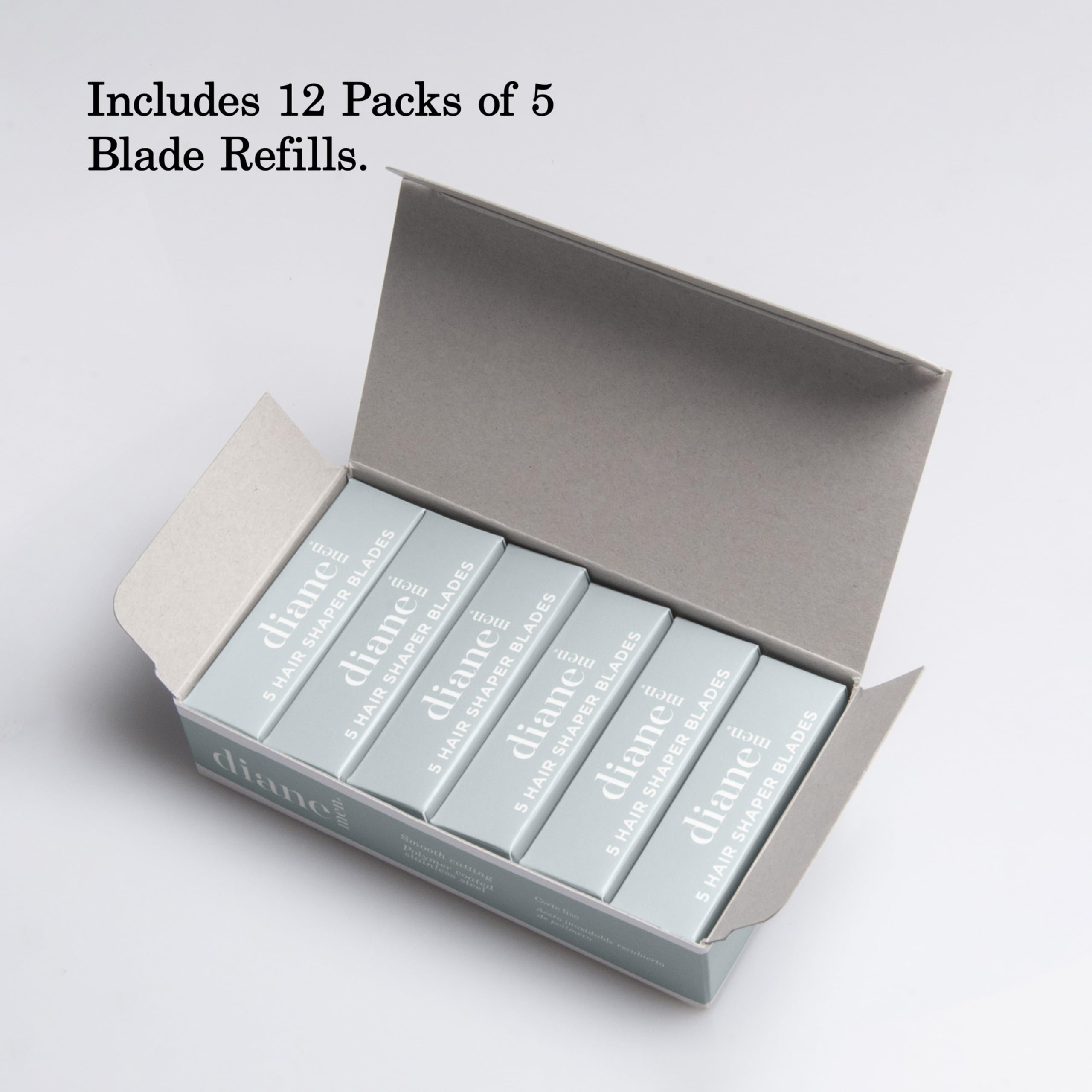 Diane blade with secure locking design for stable barber strokes.
