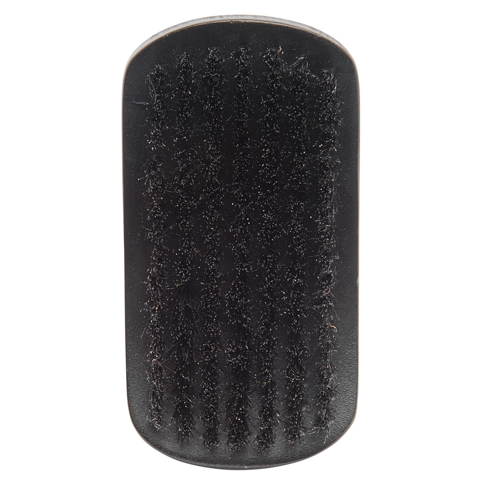 Diane boar bristle curved brush top view for gentle scalp massage and detangling.