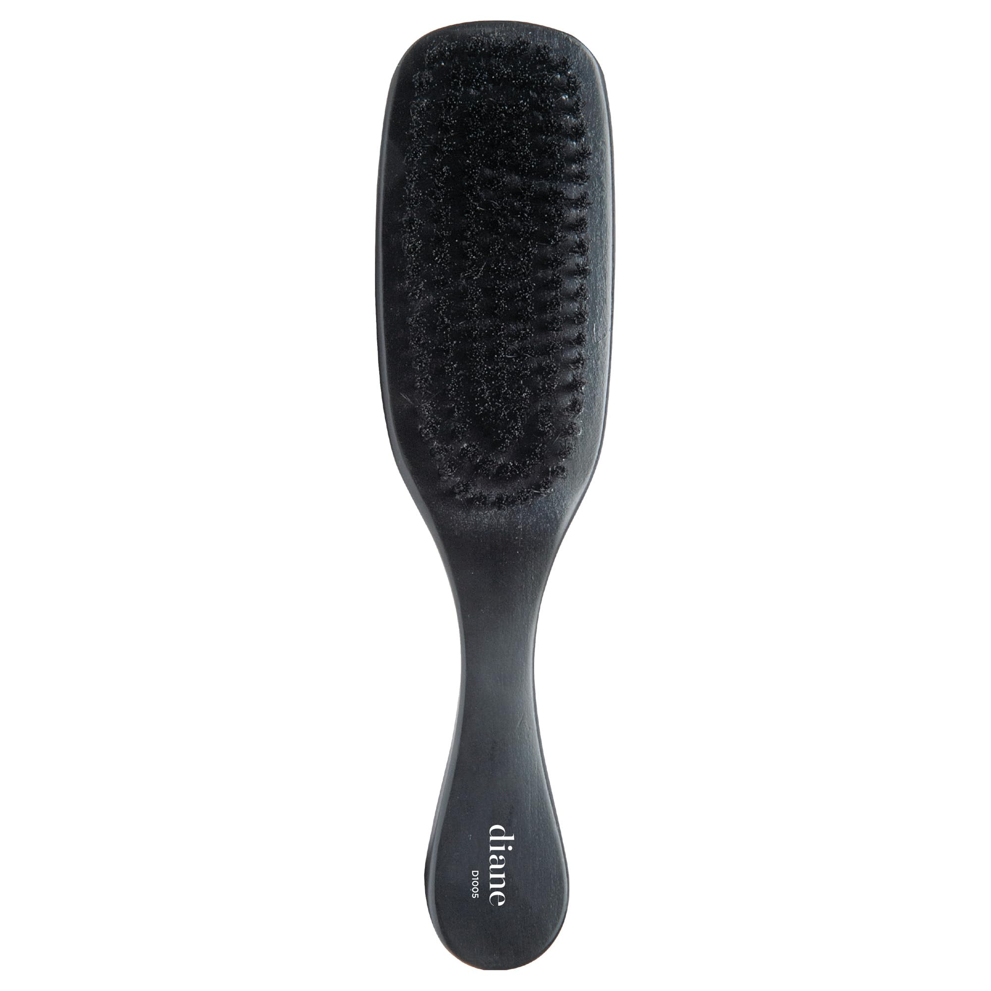Diane boar curved wave brush head contours for comfortable styling.
