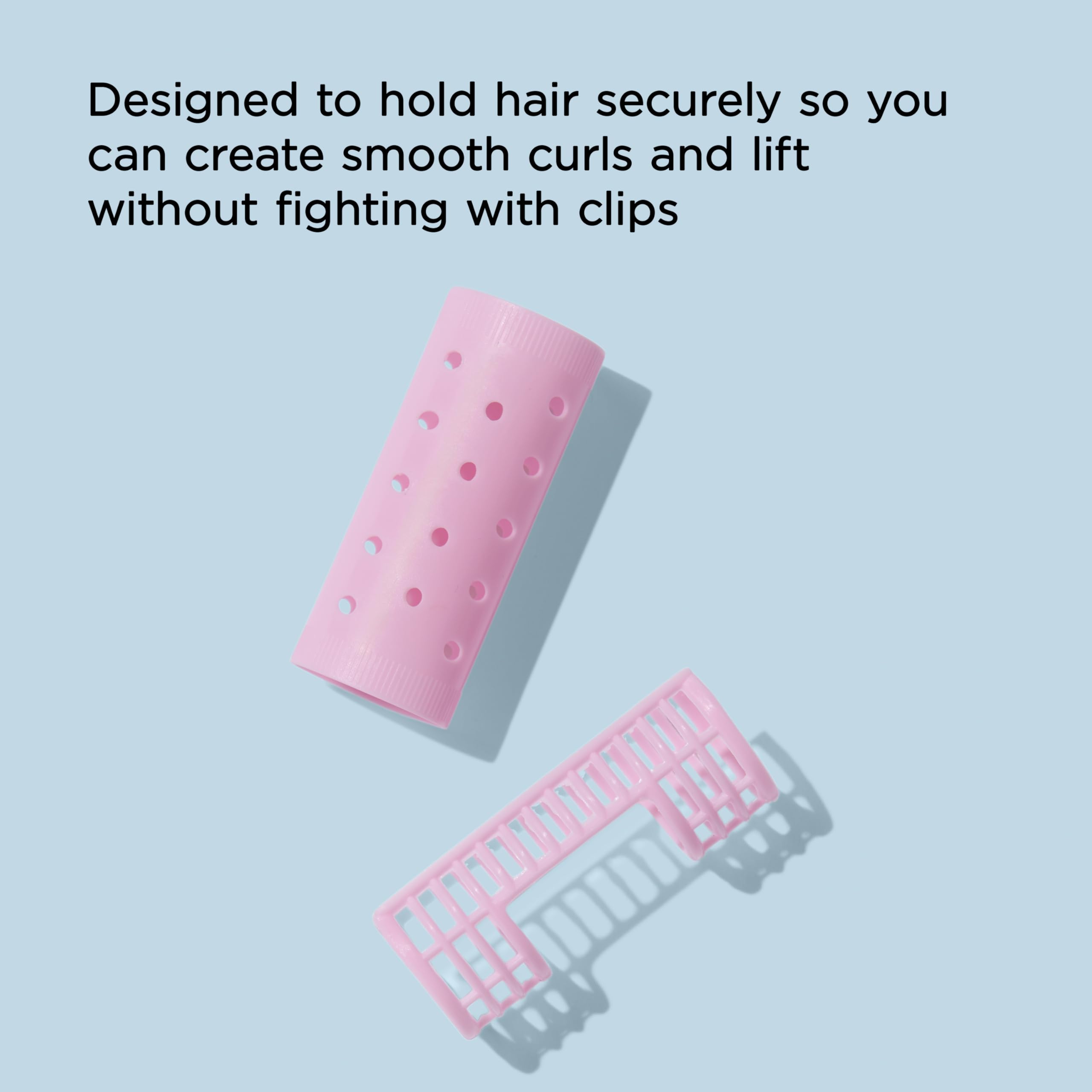 Diane built-in clip secures hair for gentle removal.