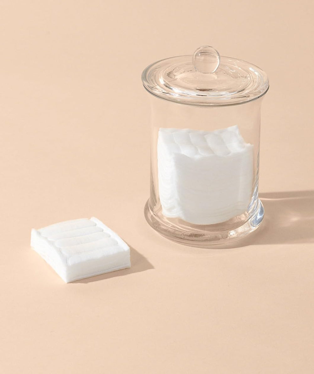 Diane cotton squares provide a soft, absorbent option for skincare routines.