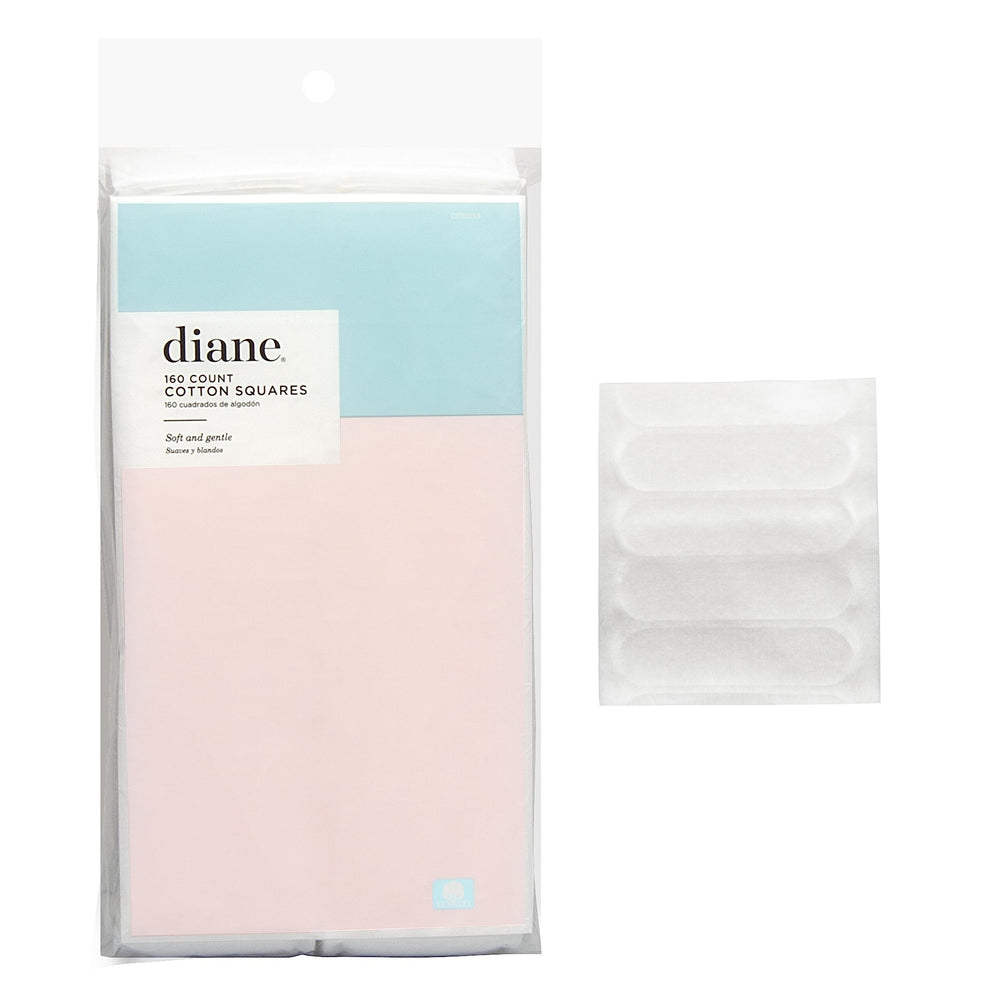 Diane cotton squares soft gentle fabric for daily cleansing and makeup removal.