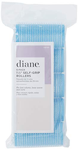 Diane D3720 blue roller closeup highlighting secure grip for salon or home use