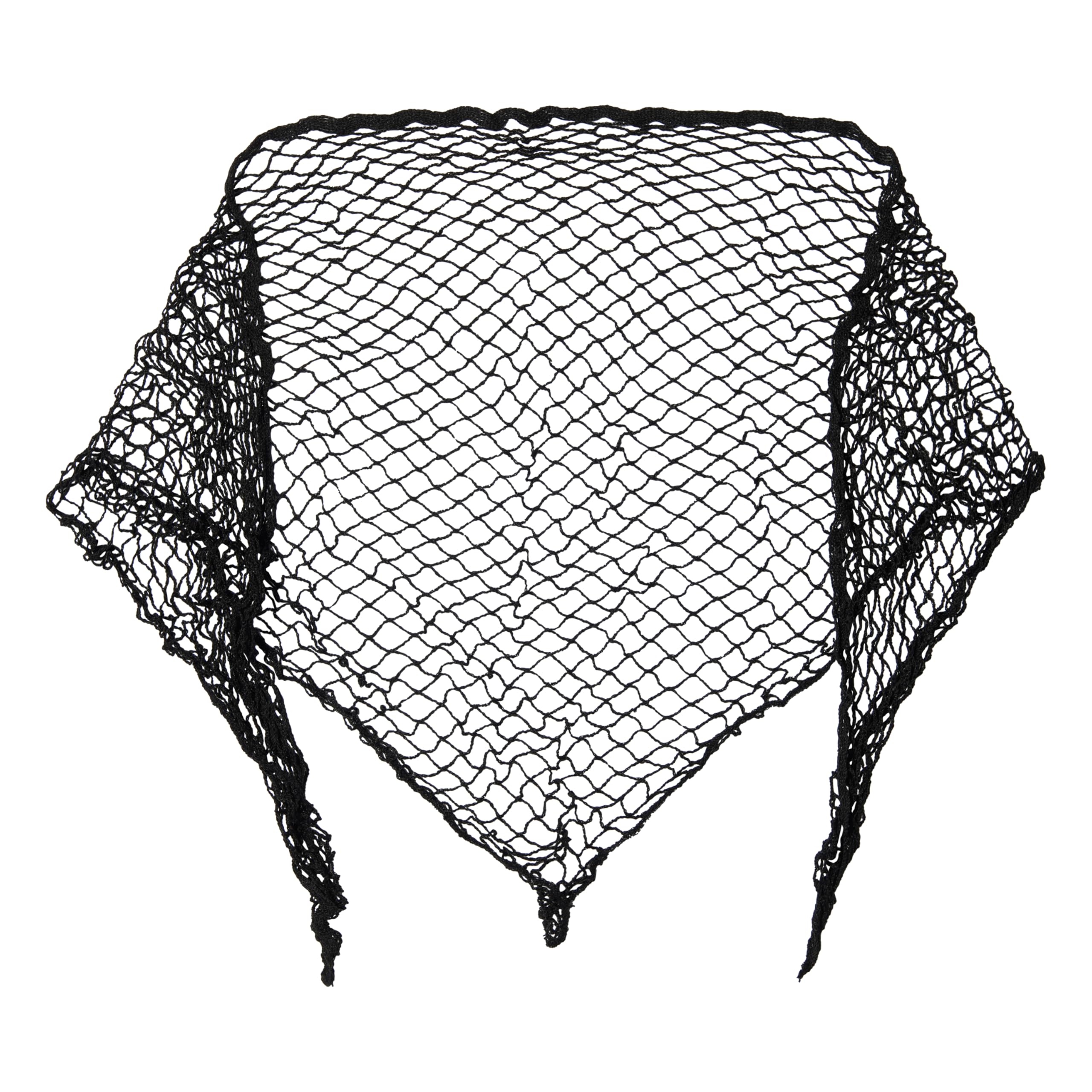 Diane extra large cotton triangle hair net for secure salon curl setting