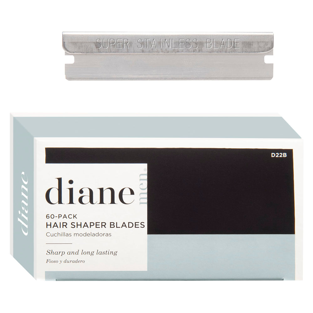 Diane hair shaper blades bulk pack shown for professional use in salons.