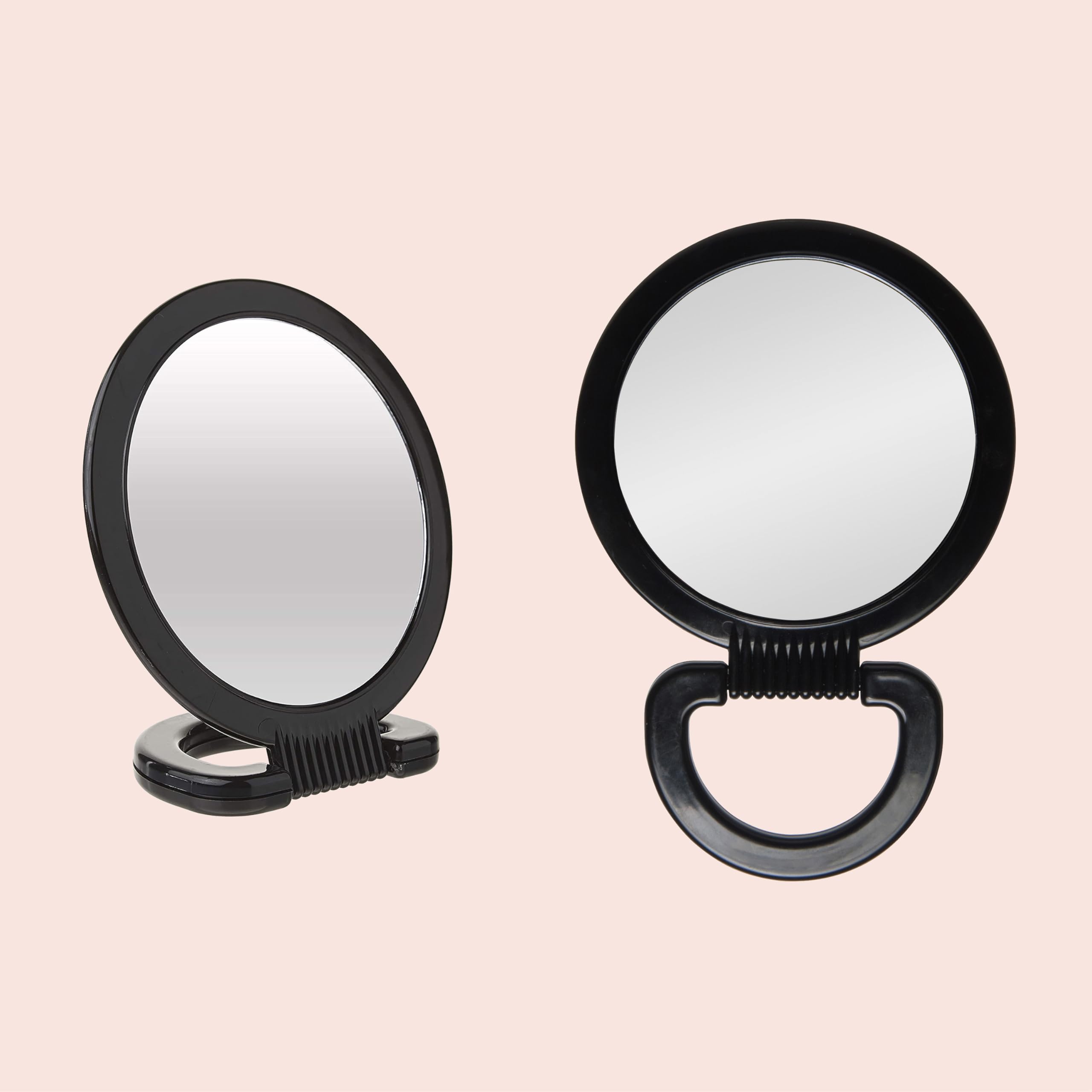 Diane Hand Mirror compact design fits small spaces and gym bags.