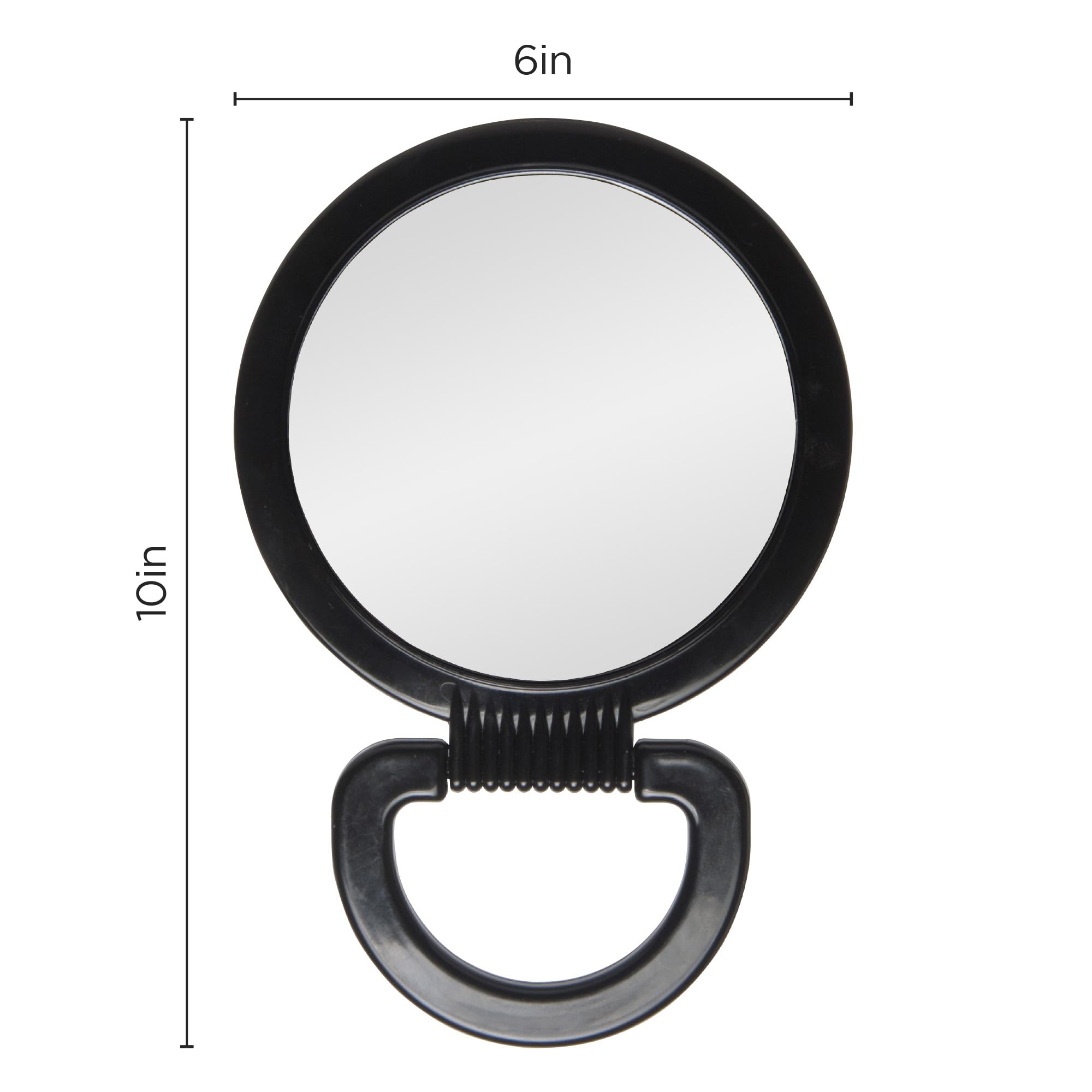 Diane Hand Mirror six-inch diameter viewing area for detailed work.