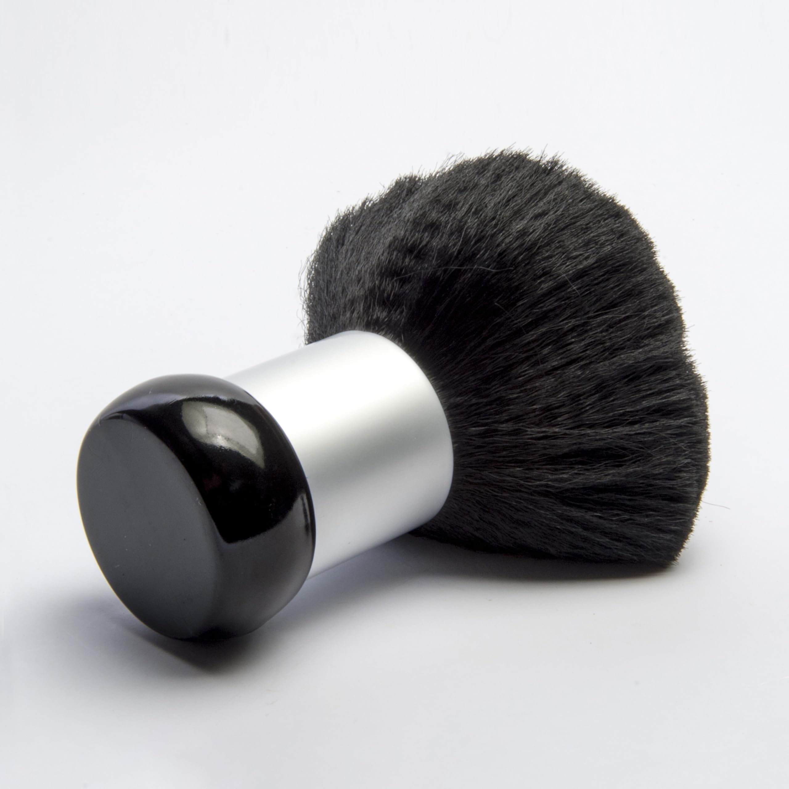 Diane Neck Duster Brush used at a professional station for salon use.