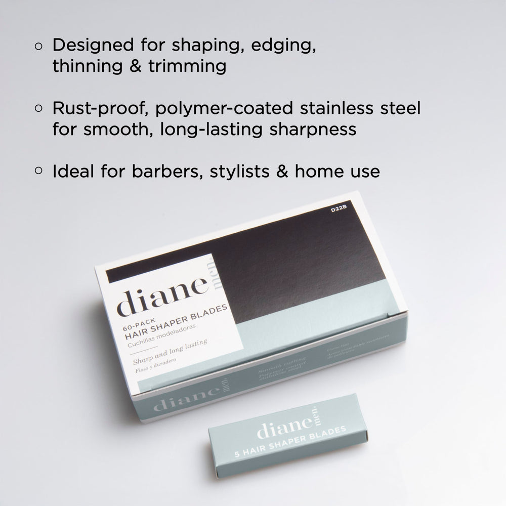Close-up of polymer-coated Diane blade for smooth cutting performance.
