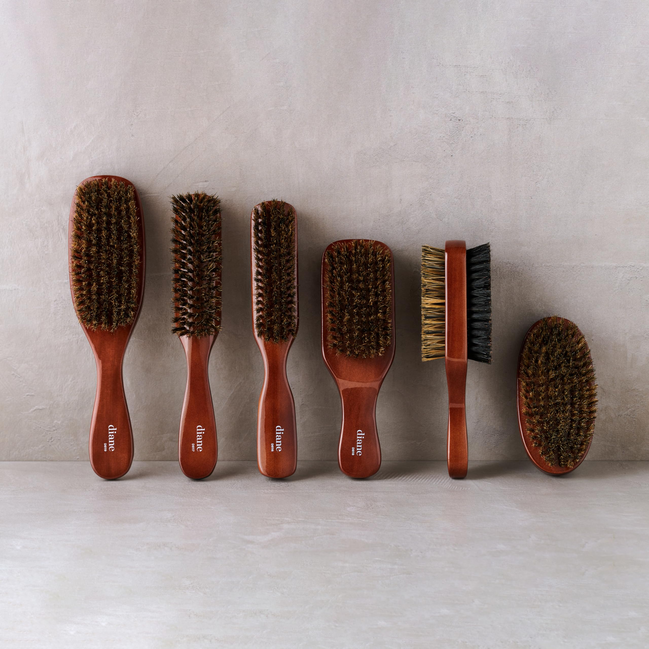 Diane scalp massage with boar bristles for comfort and circulation.