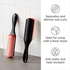 Diane Pro Brush defining wet curls for defined shape and shine