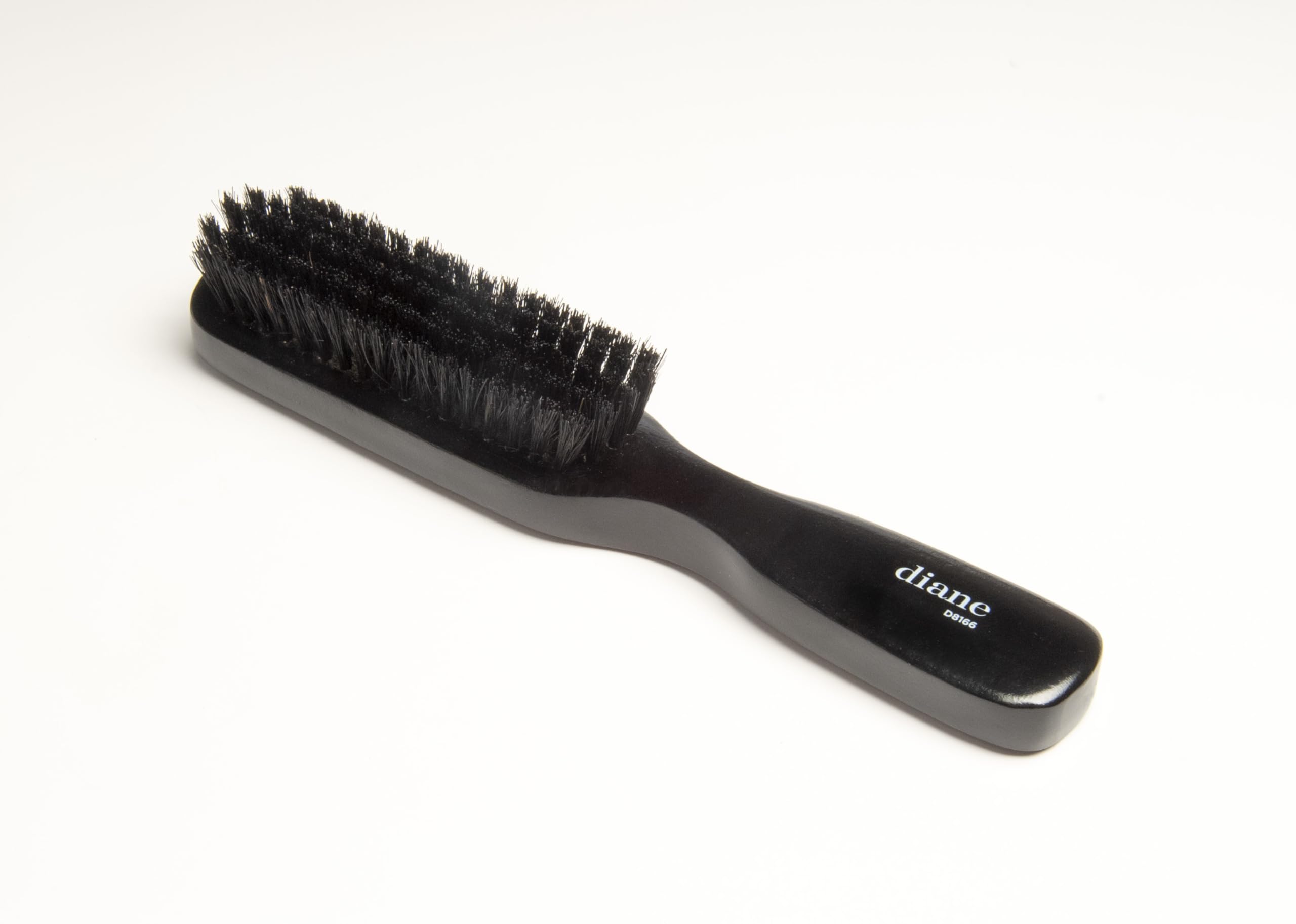 Diane wood-base brush offers durability and reduced bristle loss.